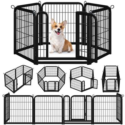 Show full view: Yaheetech Metal Dog Playpen, 6-Panel, 24-in slide 6 of 7