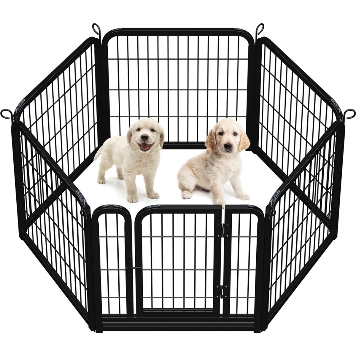 Yaheetech Metal Dog Playpen, 6-Panel, 24-in