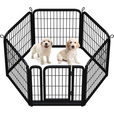 Yaheetech Yaheetech Metal Dog Playpen, 6-Panel, 24-in