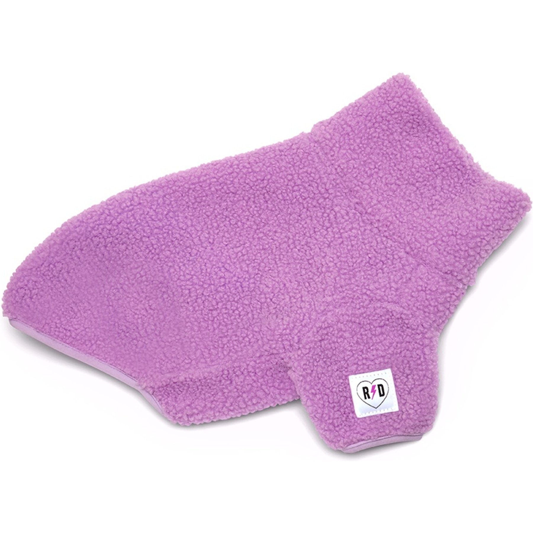 Rebel Dawg Boho Fleece Pullover Dog Sweater, Lilac, Medium