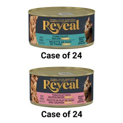 Reveal Tuna in Gravy + Tuna with Salmon in Gravy Flavored Wet Cat Food