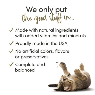 Show full view: Applaws Adult Complete Whitefish Recipe with Country Vegetables Grain-Free Dry Food, 4-lb bag + Whitefish with Salmon in Broth Wet Cat Food, 2.47-oz can, case of 24 slide 5 of 9