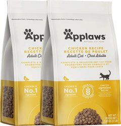 Applaws Adult Complete Chicken Recipe with Country Vegetables Grain-Free Dry Cat Food, 8-lb bundle 