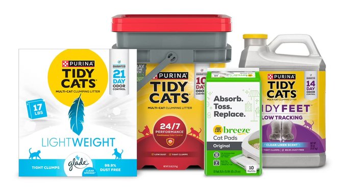 Tidy Cats Free & Clean Unscented Clumping Clay Cat Litter