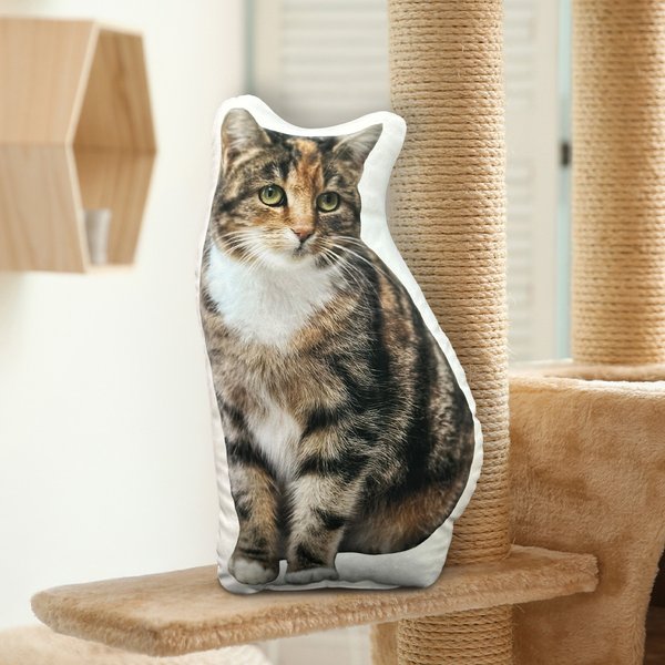 All About Vibe 3D Personalized Cat Shaped Pillow