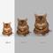 Show in main carousel: All About Vibe 3D Personalized Cat Shaped Pillow, 16-in slide 4 of 8