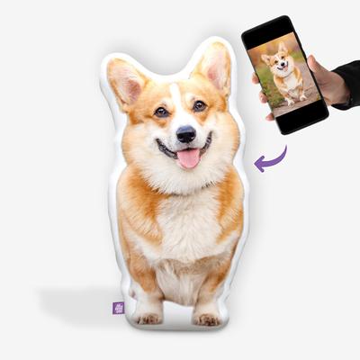 Show full view: All About Vibe 3D Personalized Dog Shaped Pillow, 30-in slide 1 of 9