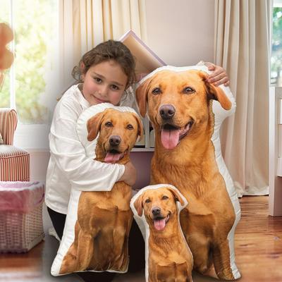 Show full view: All About Vibe 3D Personalized Dog Shaped Pillow, 30-in slide 4 of 9