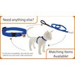 Show in main carousel: LupinePet Basic Nylon Breakaway Buckle Safety Cat Collar, One Size: 8-12 in neck, 1/2-in wide, Black slide 3 of 5