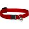 Show in main carousel: LupinePet Basic Nylon Breakaway Buckle Safety Cat Collar with Bell, One Size: 8-12 in neck, 1/2-in wide, Red slide 1 of 5