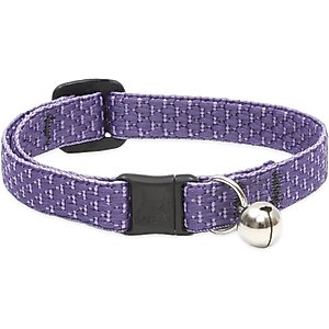 LUPINEPET Polyester Eco Breakaway Buckle Safety Cat Collar with