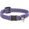 Show in main carousel: LupinePet Polyester Eco Breakaway Buckle Safety Cat Collar with Bell, One Size: 8-12 in neck, 1/2-in wide, Lilac slide 1 of 5