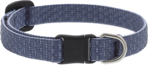 LupinePet Polyester Eco Breakaway Buckle Safety Cat Collar, One Size: 8-12 in neck, 1/2-in wide