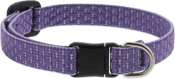 LupinePet Polyester Eco Breakaway Buckle Safety Cat Collar, One Size: 8-12 in neck, 1/2-in wide