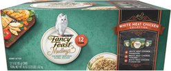 Fancy Feast Medleys White Meat Chicken Recipe Variety Collection Pack Canned Cat Food, 3-oz, case of 12