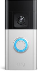 Ring Battery Doorbell Pro WiFi Pet Camera, Satin Nickel