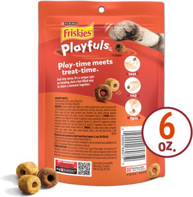 Show full view: Friskies Playfuls with Chicken & Liver Flavor Cat Treats, 6-oz pouch slide 3 of 11