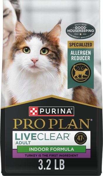 Purina Pro Plan LIVECLEAR High Protein Indoor Adult Indoor Formula Dry Cat Food