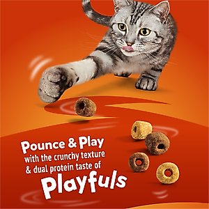 Friskies Playfuls with Chicken & Liver Flavor Cat Treats, 6-oz pouch