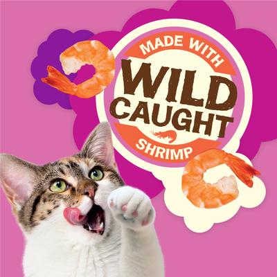 Show full view: Friskies Party Mix Natural Yums Wild Shrimp Flavor Crunchy Cat Treats, 6-oz bag slide 5 of 11