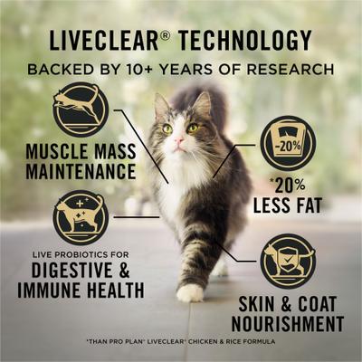 Purina Pro Plan LIVECLEAR Adult Weight Management Formula Dry Cat Food