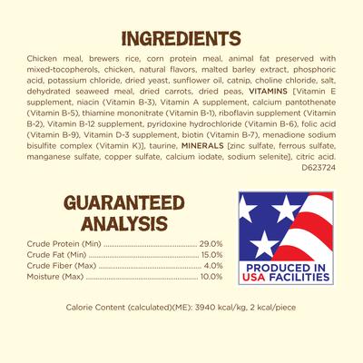 Show full view: Friskies Party Mix Natural Yums Catnip Flavor Cat Treats, 6-oz bag slide 7 of 11