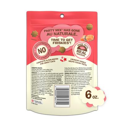 Show full view: Friskies Party Mix Natural Yums Complete & Balanced Salmon Crunchy Natural Cat Treats, 6-oz bag slide 4 of 12