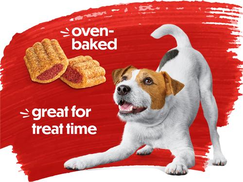 Show full view: Purina Beneful Baked Delights Hugs with Real Beef & Cheese Dog Treats, 19-oz bag slide 10 of 13