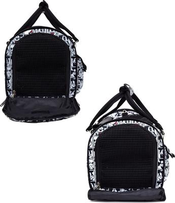 Show full view: Buckle-Down Disney Mickey Mouse Expression Blocks Dog & Cat Carrier slide 6 of 9