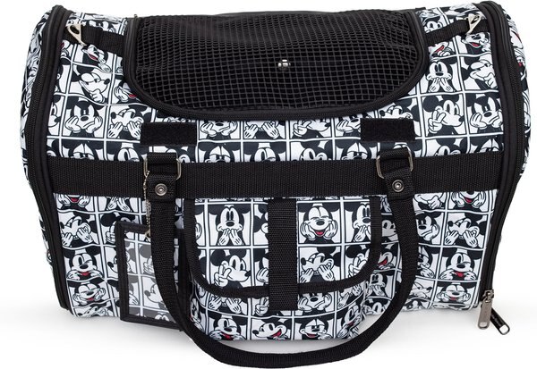 Buckle-Down Disney Mickey Mouse Expression Blocks Dog & Cat Carrier