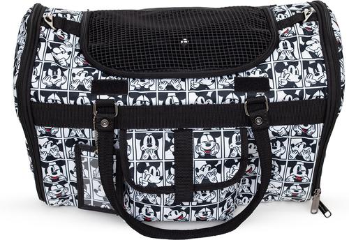 Show full view: Buckle-Down Disney Mickey Mouse Expression Blocks Dog & Cat Carrier slide 4 of 9