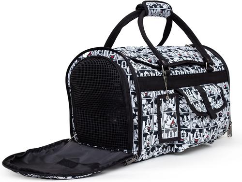 Show full view: Buckle-Down Disney Mickey Mouse Expression Blocks Dog & Cat Carrier slide 5 of 9