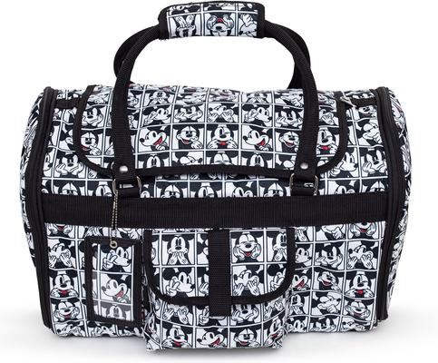 Show full view: Buckle-Down Disney Mickey Mouse Expression Blocks Dog & Cat Carrier slide 2 of 9