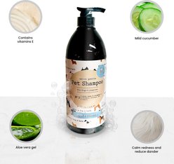 P.T. Supply Co Precious Tails Aloe & Vitamin E Dog & Cat Shampoo, 32-fl oz bottle slide 2 of 7