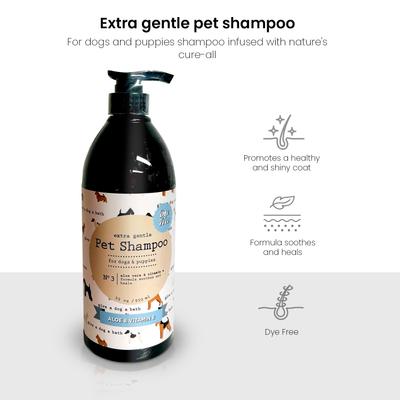 Show full view: P.T. Supply Co Precious Tails Aloe & Vitamin E Dog & Cat Shampoo, 32-fl oz bottle slide 6 of 7