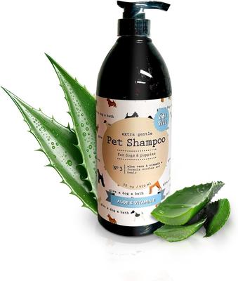 Show full view: P.T. Supply Co Precious Tails Aloe & Vitamin E Dog & Cat Shampoo, 32-fl oz bottle slide 2 of 7