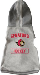 Littlearth NHL Dog & Cat Hooded Crewneck Sweater, Small, Ottawa Senators