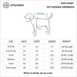 Littlearth NHL Dog & Cat Hooded Crewneck Sweater, Small, Ottawa Senators slide 2 of 4