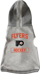 Littlearth NHL Dog & Cat Hooded Crewneck Sweater, X-Large, Philadelphia Flyers