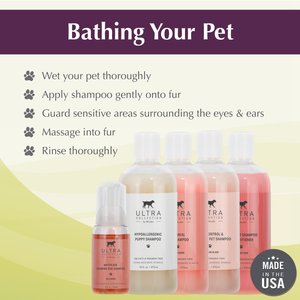 Ultra Collection Mango & Pomegranate Waterless Foaming Dog Shampoo, 8-fl oz bottle