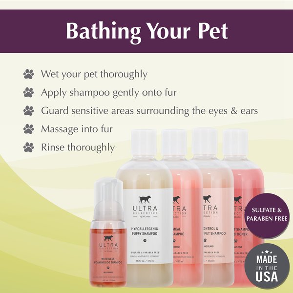 Show full view: Ultra Collection Coconut Cove 4-in-1 Dog Shampoo & Conditioner, 16-fl oz bottle slide 4 of 6