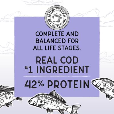 Show full view: Blackwood Bounty Grain-Free Cod & Carp Recipe Dry Cat Food, 4.5-lb bag slide 4 of 9