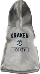 Littlearth NHL Dog & Cat Hooded Crewneck Sweater, Small, Seattle Kraken