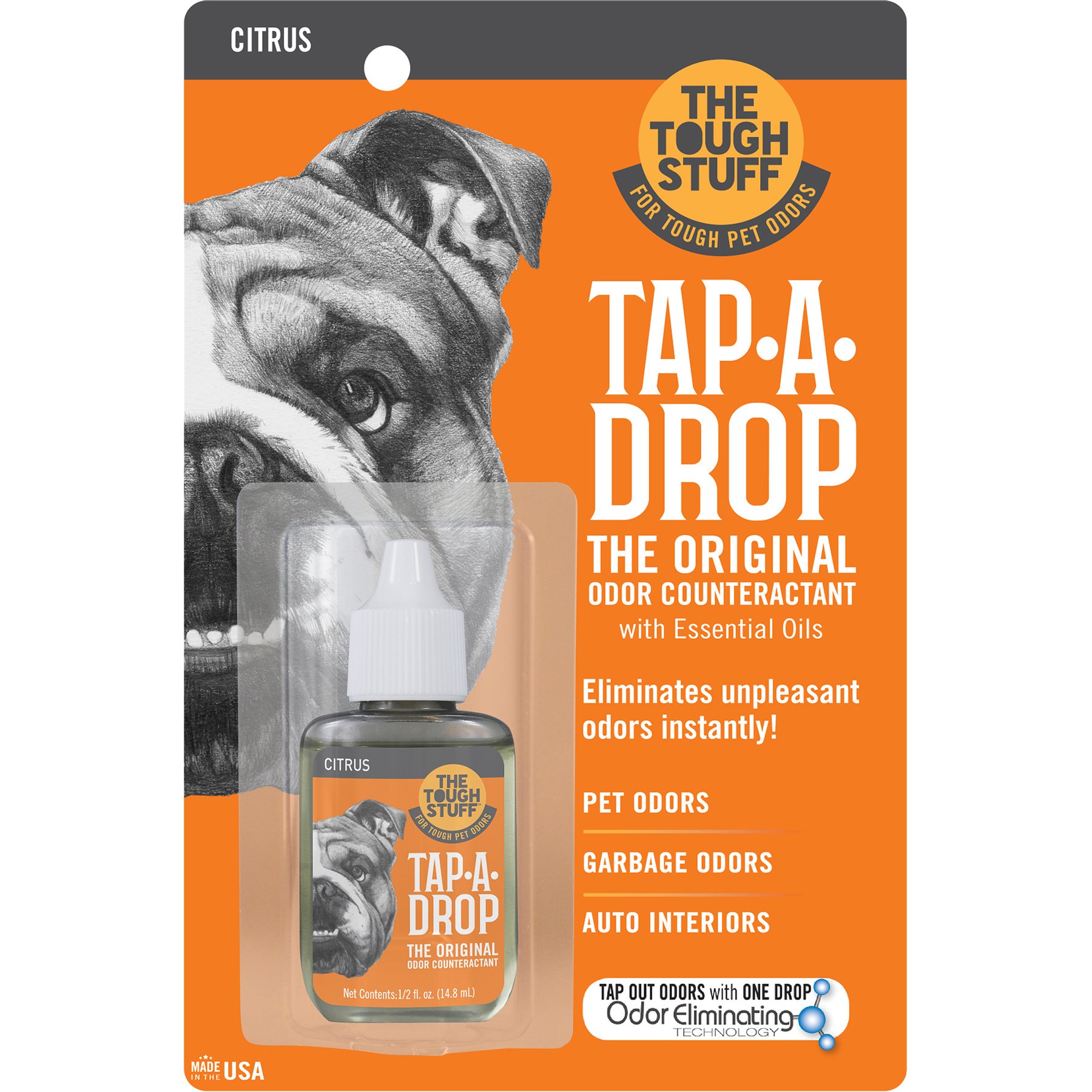 Tough Stuff Tap-A-Drop Citrus Air Freshener, 1 count