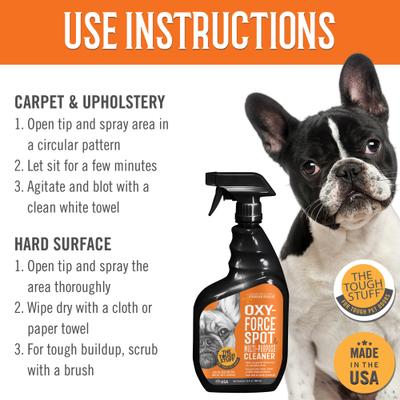 Show full view: Tough Stuff Oxy-Force Spot Remover & Cleaner, 32-fl oz bottle slide 5 of 6