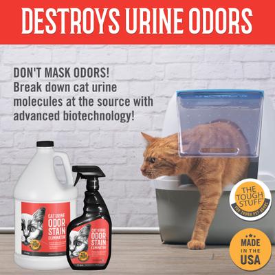 Show full view: Tough Stuff Cat Urine Odor & Stain Eliminator, 32-fl oz bottle slide 2 of 6