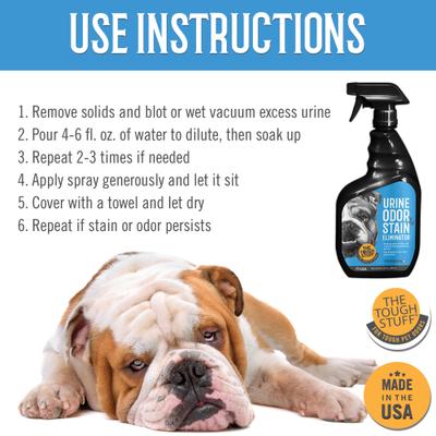 Show full view: Tough Stuff Urine Odor & Stain Eliminator, 32-fl oz bottle slide 5 of 6
