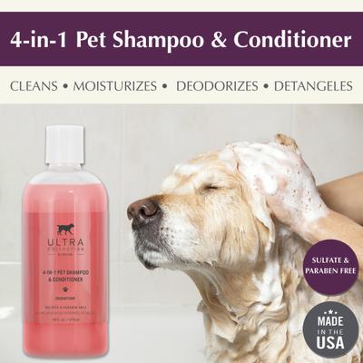 Show full view: Ultra Collection Coconut Cove 4-in-1 Dog Shampoo & Conditioner, 16-fl oz bottle slide 3 of 7
