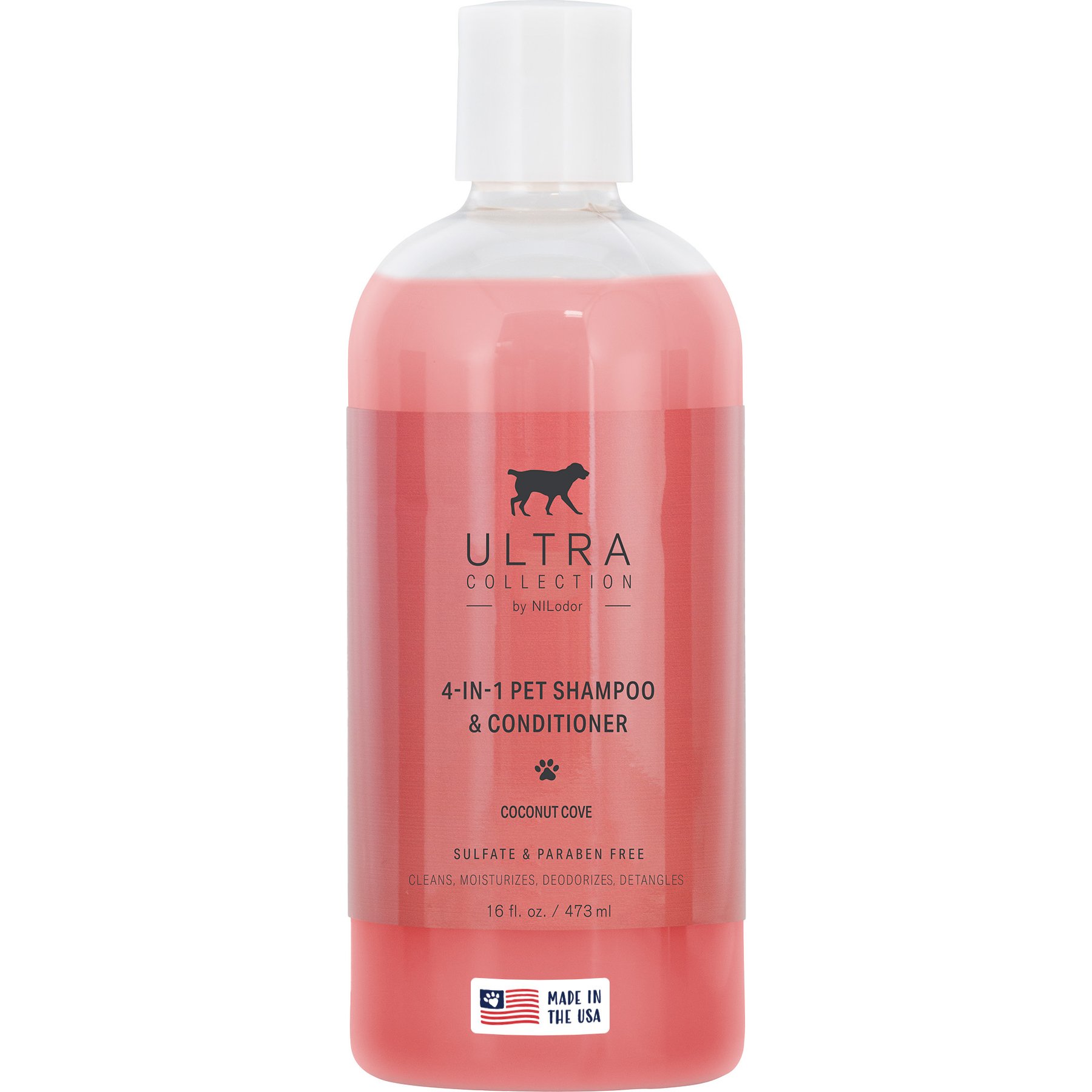 Ultra Collection Coconut Cove 4-in-1 Dog Shampoo & Conditioner, 16-fl oz bottle