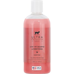 Ultra Collection Coconut Cove 4-in-1 Dog Shampoo & Conditioner, 16-fl oz bottle